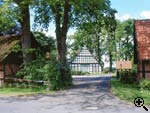 Hofanlage des Mühlenhofes - Ferienhof - Blick auf den Mühlenhof