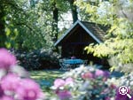 Hofanlage des Mühlenhofes - Außenanlage - Unser Grill- und Räucherhaus